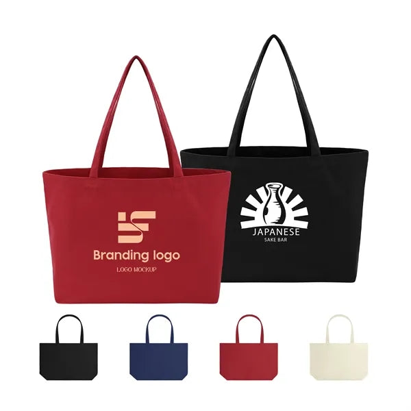 12Oz Cotton Canvas Grocery Tote Bag