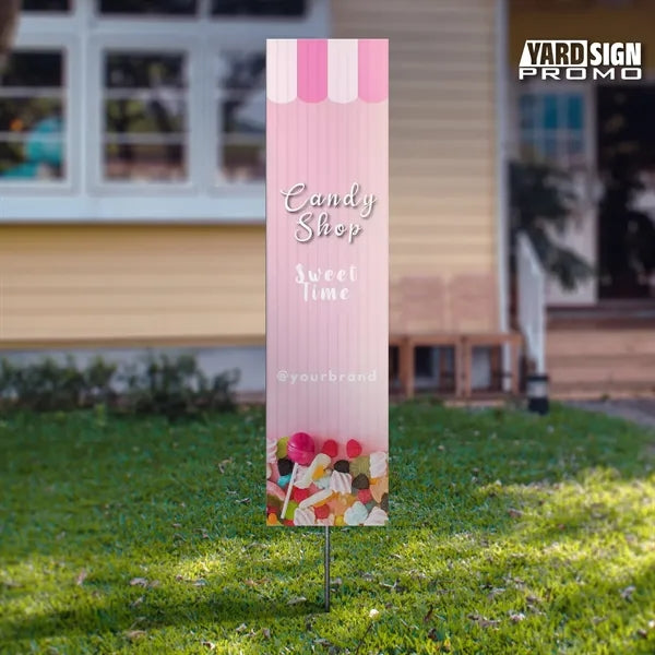 6x24 Custom Outdoor Yard Signs Candy Store