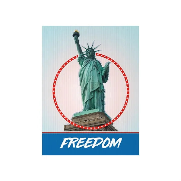18x24 Custom Outdoor Yard Signs America Freedom