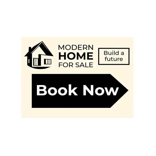 24x18 Custom Outdoor Yard Signs Modern Home For Sale