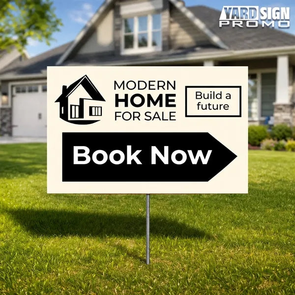 24x18 Custom Outdoor Yard Signs Modern Home For Sale