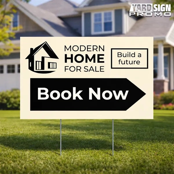 24x18 Custom Outdoor Yard Signs Modern Home For Sale