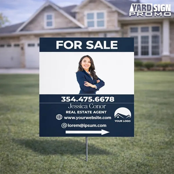12x12 Custom Outdoor Yard Signs Estate Agent
