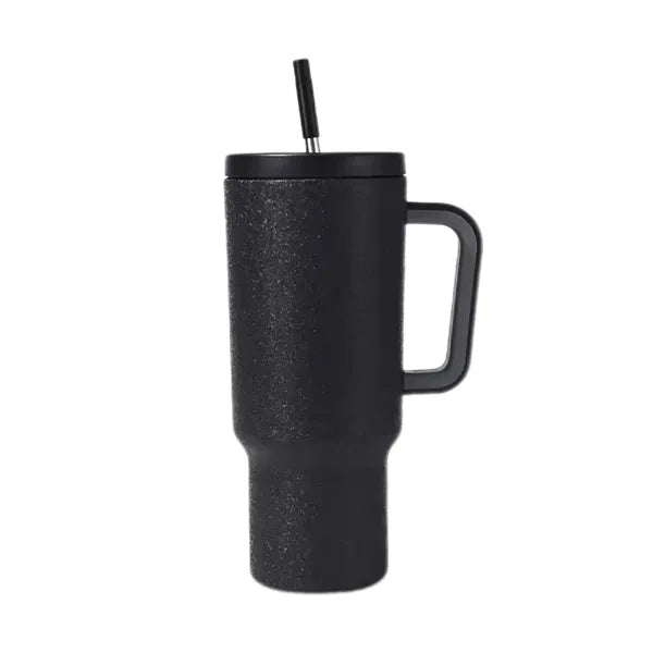 40Oz Gradient Stainless Steel Tumbler With Handle And Straw