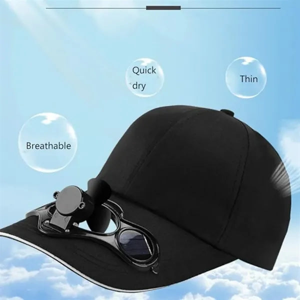 Summer Outdoor Sports Cycling Fishing Hat with Cool Fan