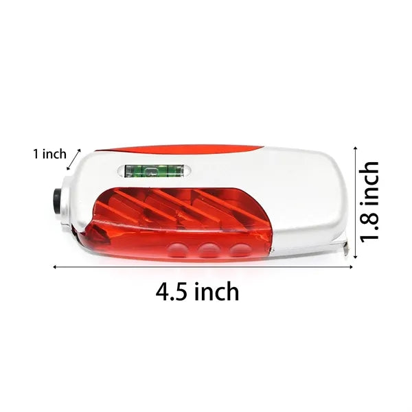 6 in 1 Screwdriver Tool Set with LED Tape Measure