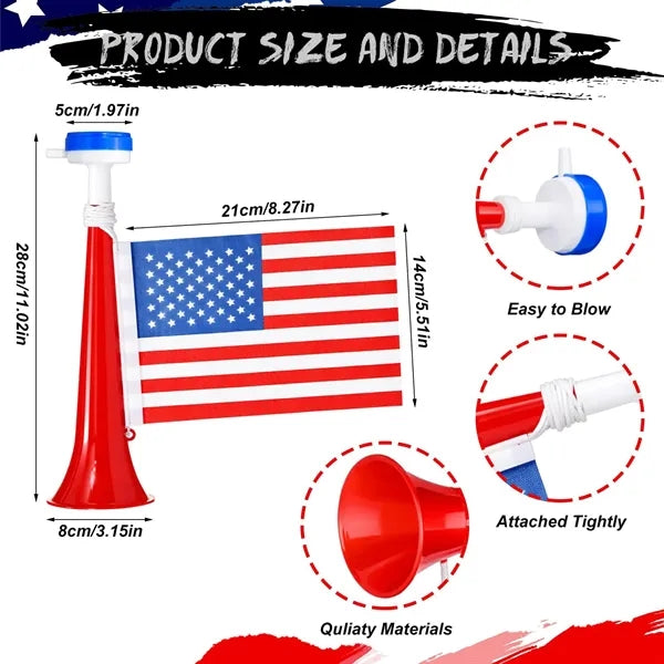 Bright Vuvuzela Horn Pack Football Event Noise Maker