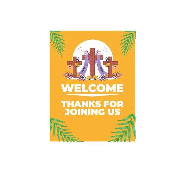 9x12 Custom Outdoor Yard Signs Thanks For Joining