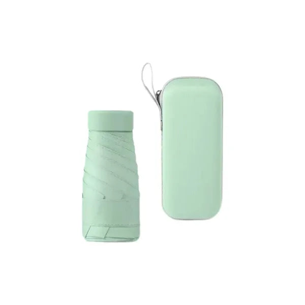 Mini Foldable Sun Umbrella with Case