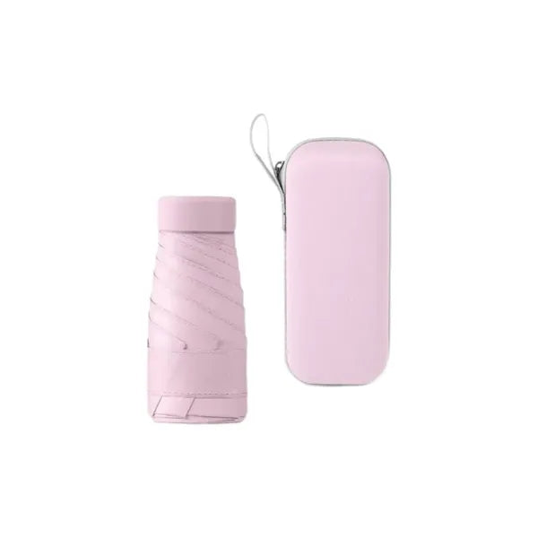 Mini Foldable Sun Umbrella with Case