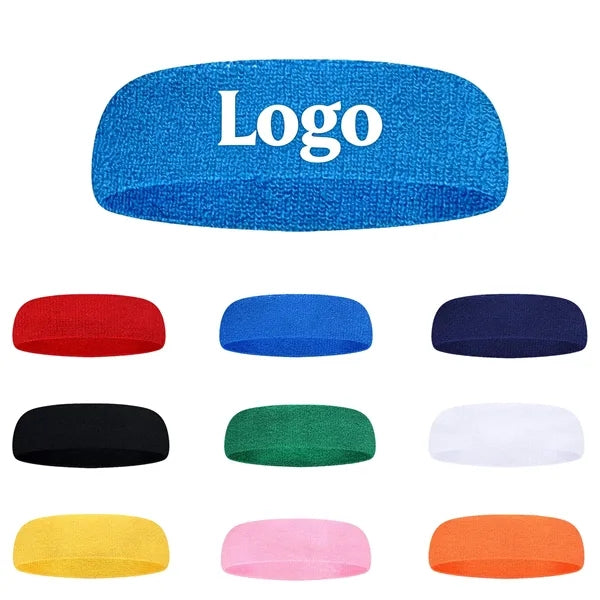 Pure Cotton Sports Embroidered Headscarf