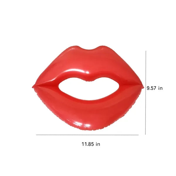Giant Inflatable Red Lips Pool Float