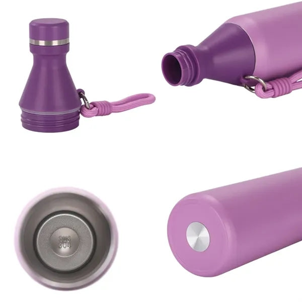 20oz Dual-Lid Cola Bottle Tumbler