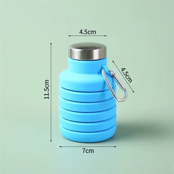 500ml Foldable Silicone Water Bottle
