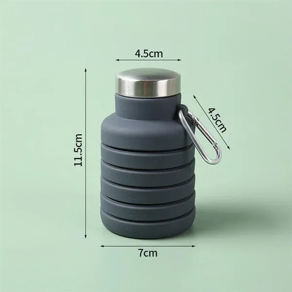 500ml Foldable Silicone Water Bottle