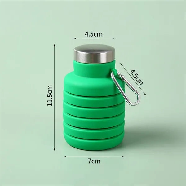 500ml Foldable Silicone Water Bottle