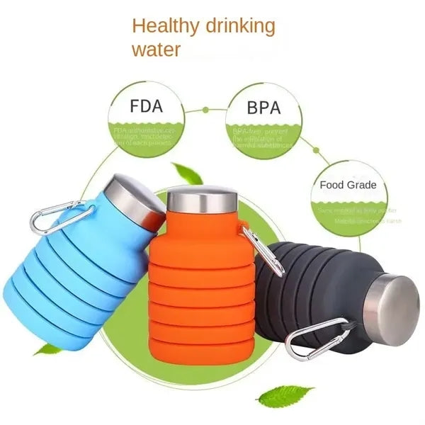 Foldable Silicone Water Bottle