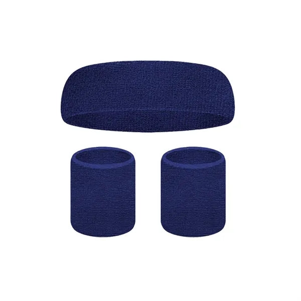 Pure Cotton Embroidered Headscarf and Wristband Set