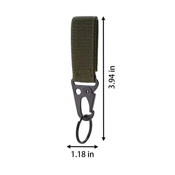 Low MOQ Multi-Function Webbing Eagle Beak Buckle Keychain