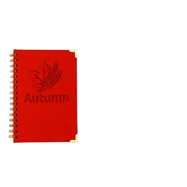 Logo Faux Leather Business Gift Notebook