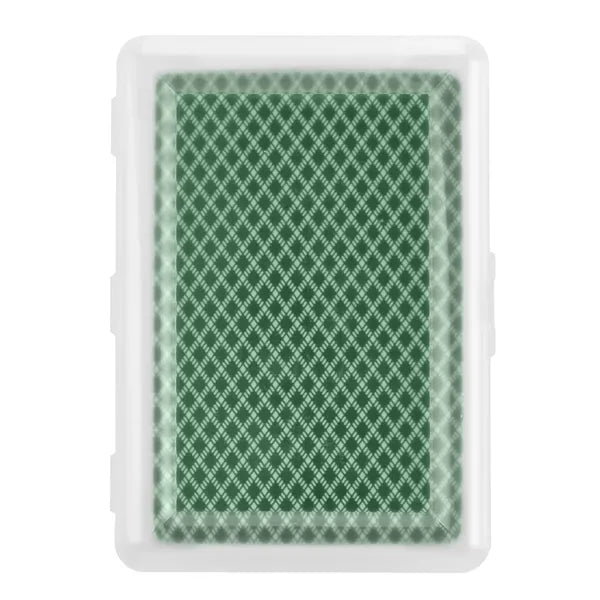 Paper Playing Cards In Plastic Clear Case