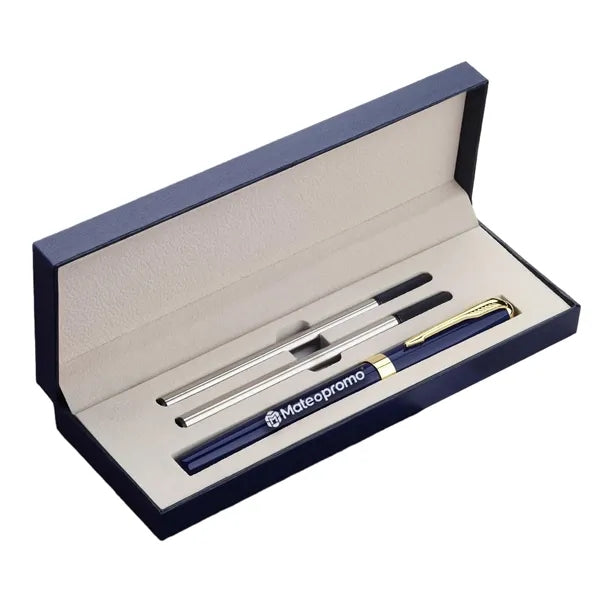 Logo Stainless Steel Executive Pen Gift Box Set