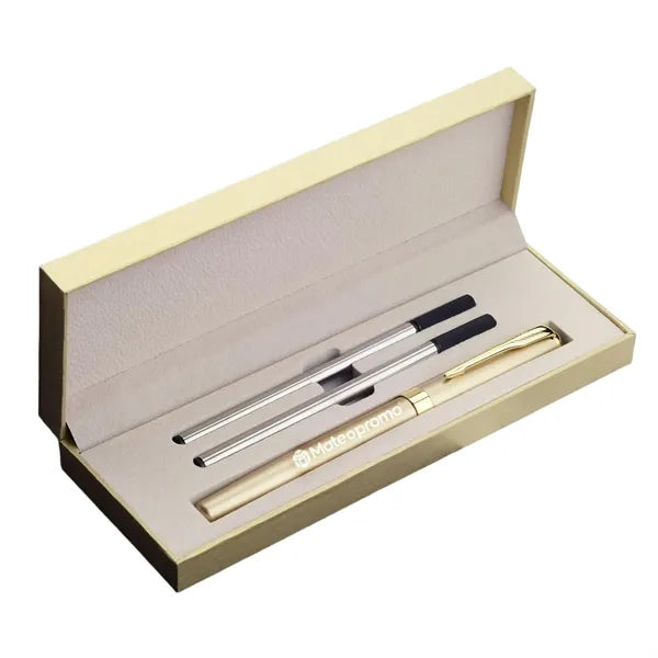 Logo Stainless Steel Executive Pen Gift Box Set
