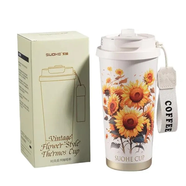 Logo 17 oz Stainless Steel Insulated Travel Mug
