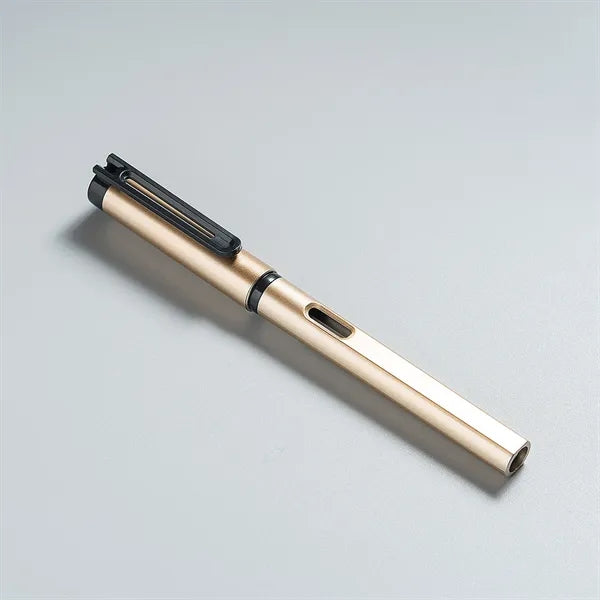 Logo Gel Pen Black Ink Rollerball Pre