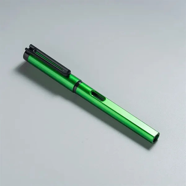 Logo Gel Pen Black Ink Rollerball Pre