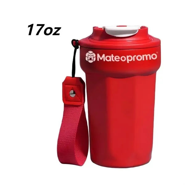 Logo 17 oz Stainless Steel Insulated Travel Mug