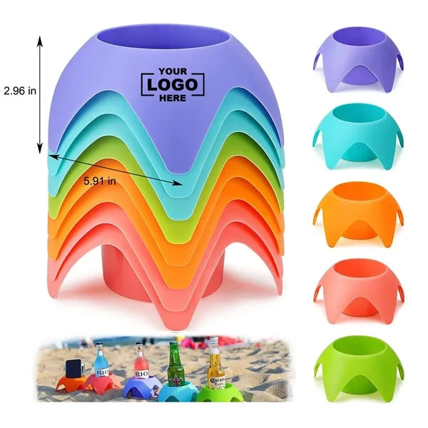Plastic Beach Sand Cup Holder