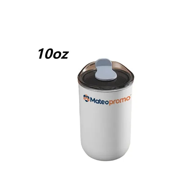 Logo 10 oz Stainless Steel Milk Cup