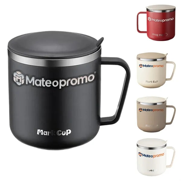 Logo 13.5 oz Double Wall Stainless Steel Coffee Mug