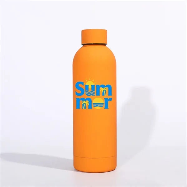 17 oz Narrow Mouth Double Wall Stainless Steel Vacuum Bottle