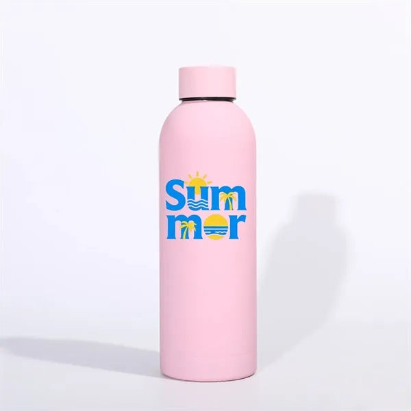 17 oz Narrow Mouth Double Wall Stainless Steel Vacuum Bottle