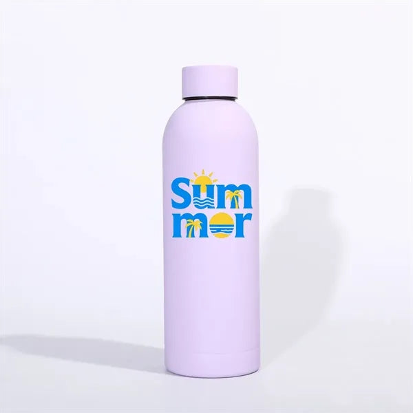 17 oz Narrow Mouth Double Wall Stainless Steel Vacuum Bottle