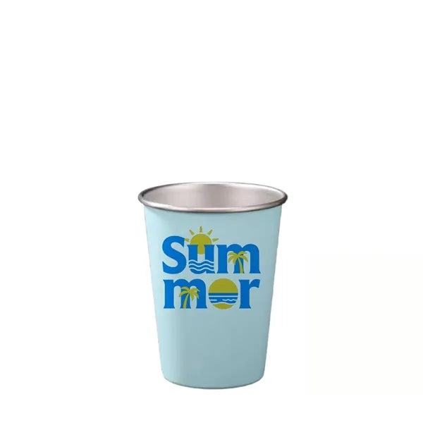 12 Oz Stainless Steel Straight Drink Cup with Custom Logo