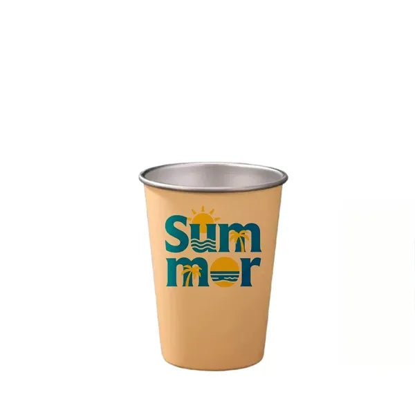 12 Oz Stainless Steel Straight Drink Cup with Custom Logo
