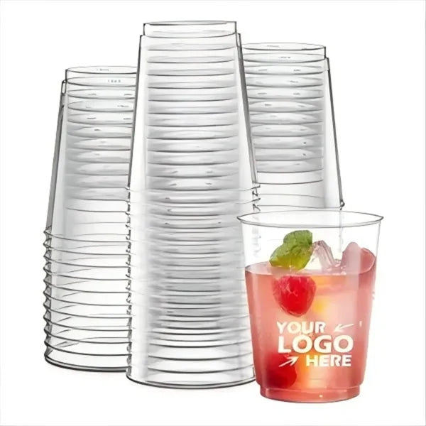 Logo 10 oz Heavyweight PS Disposable Cup