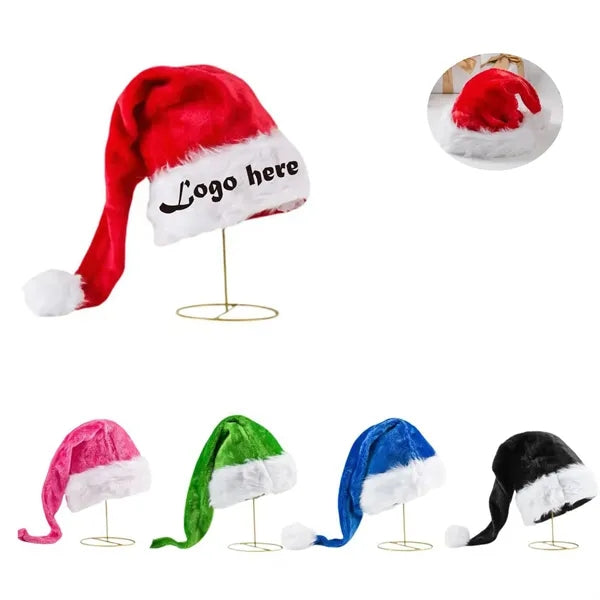 Long Plush Christmas Hat