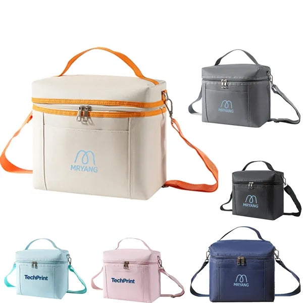 Large Insulated Lunch Bag Cooler Tote with Custom Logo
