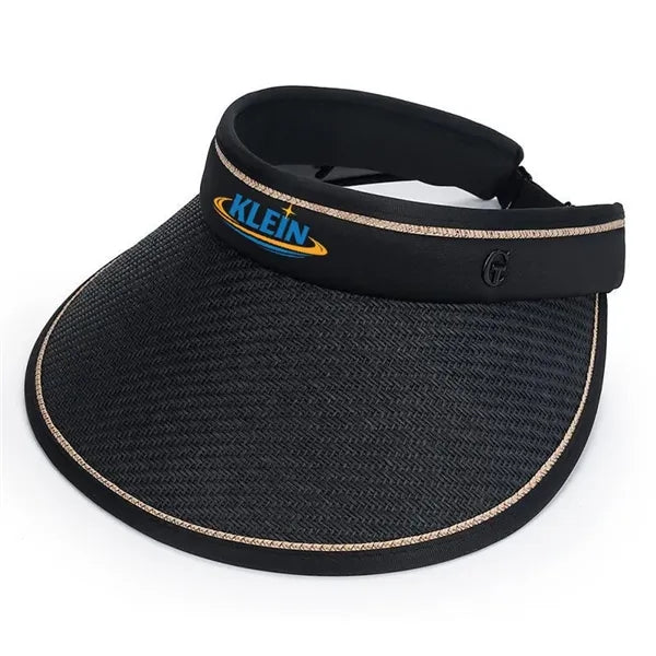 Logo UV Sun Visor Hat Wide Brim Outdoor Cap