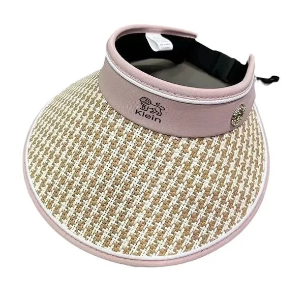 Logo UV Sun Visor Hat Wide Brim Outdoor Cap