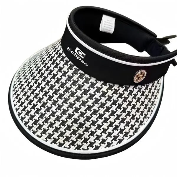 Logo UV Sun Visor Hat Wide Brim Outdoor Cap