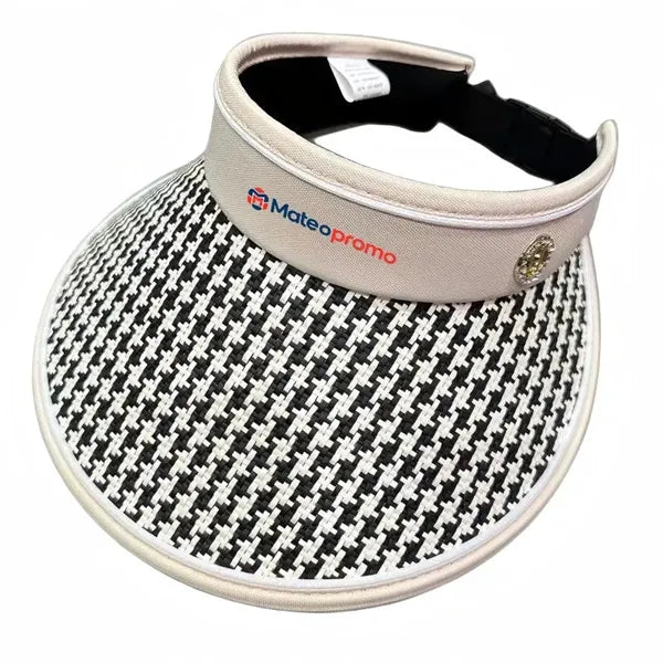 Logo UV Sun Visor Hat Wide Brim Outdoor Cap