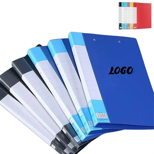A4 Thick File Folder Double Clip Document Organizer File
