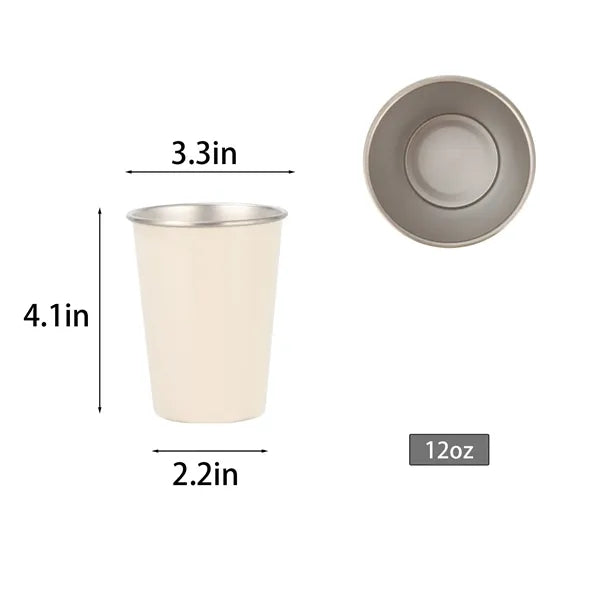 12oz 304 Stainless Steel Cold Drink Cup