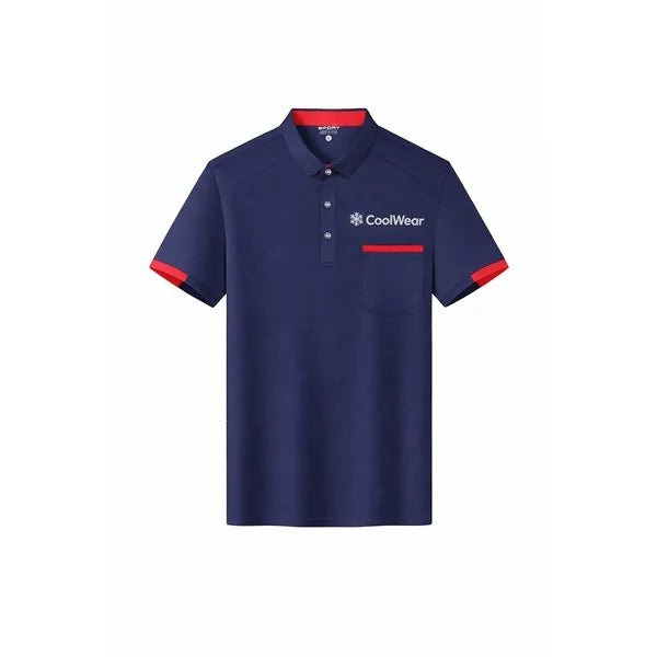 Logo Quick Dry Ice Silk Work T-Shirt
