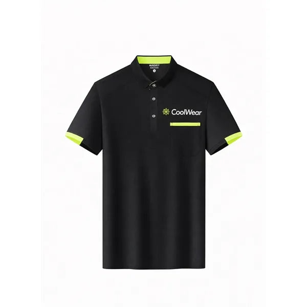 Logo Quick Dry Ice Silk Work T-Shirt